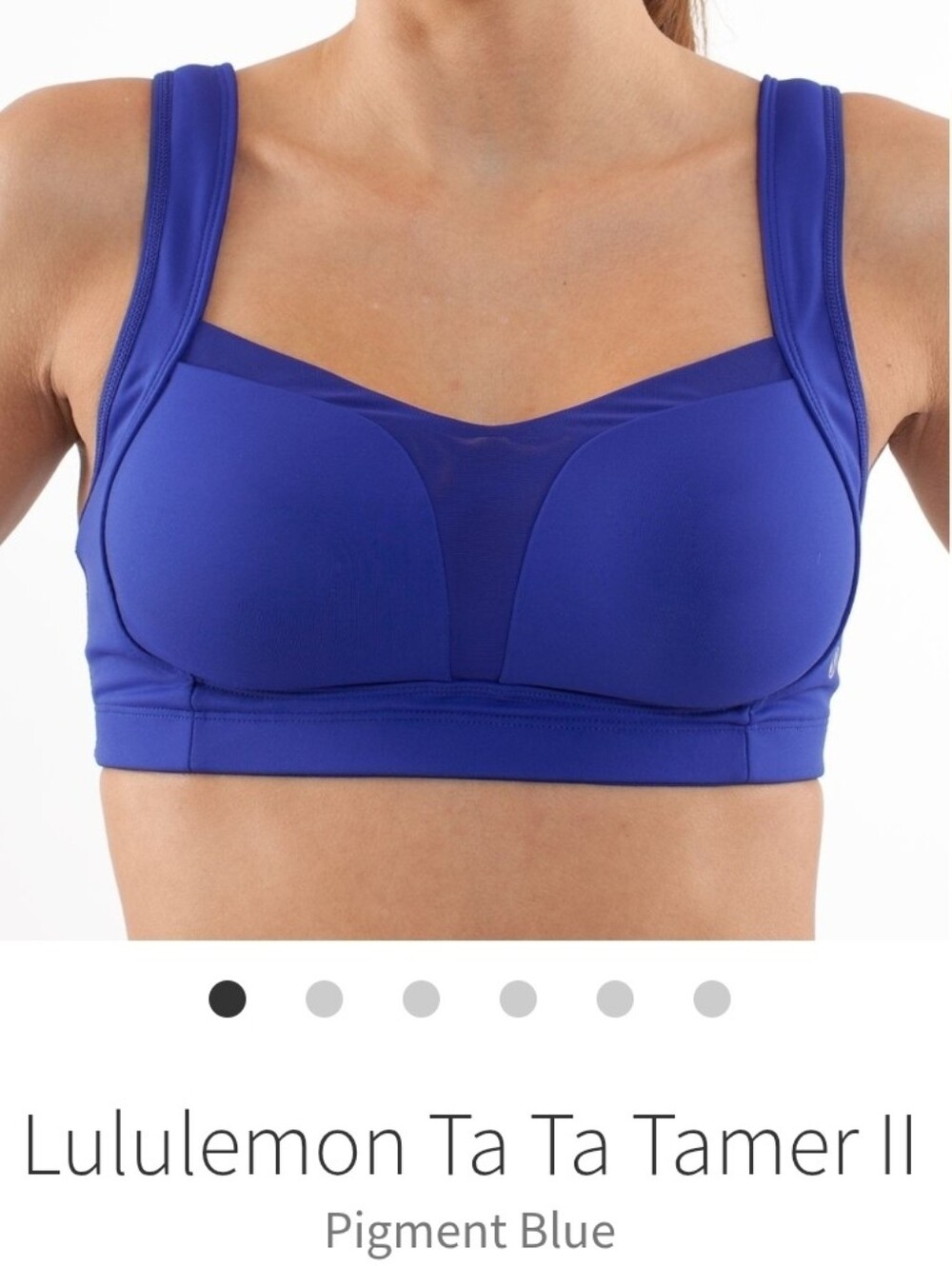 Lululemon Athletica Ta Ta Tamer II Sports Bra - Pigment Blue Purple 36C